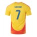 Colombia Luis Diaz #7 Hjemmedrakt Copa America 2024 Kortermet